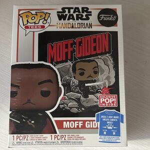 Funko Star Wars Moff Gideon Pop! Tee - Black and Red